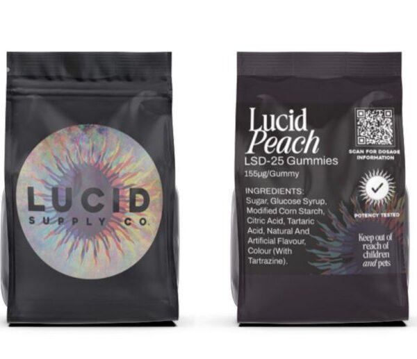 Lucid Peach LSD Gummies